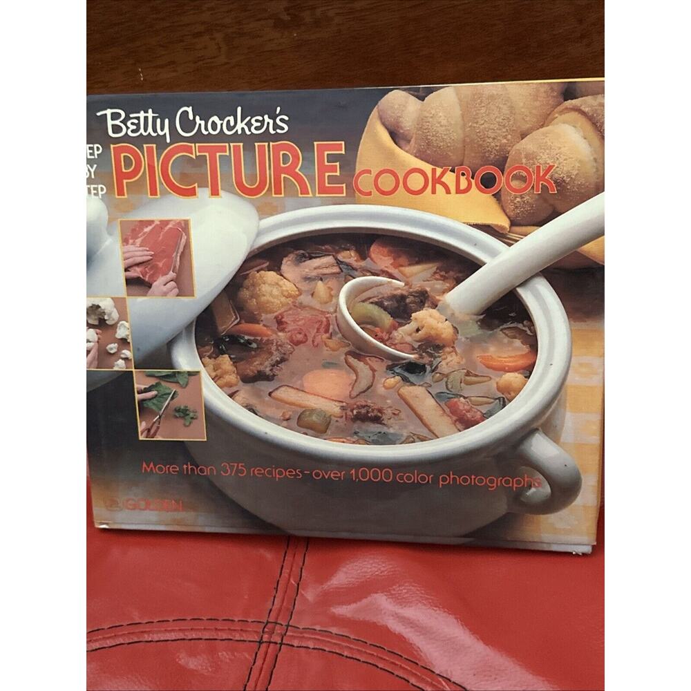 Betty Crocker Step By Step Picture Cookbook 1983 Hardcover First Printing‎